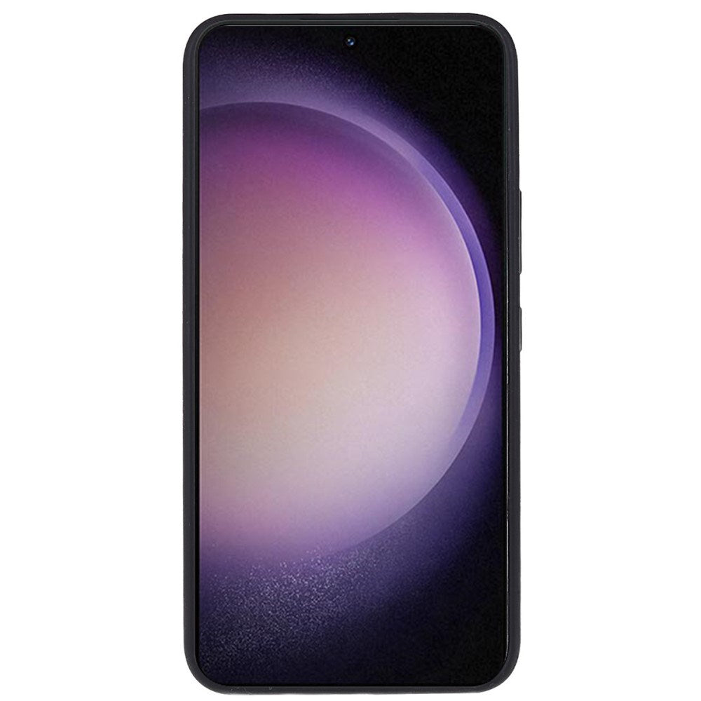 EIDERWOOD Samsung Galaxy S23+ (Plus) Lined Silicone Case - Black