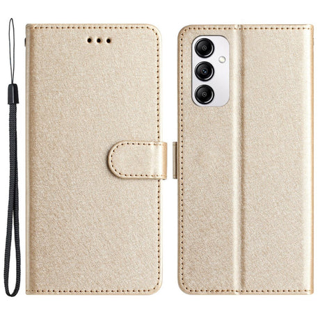 Samsung Galaxy A15 (5G) / A15 Leather Flip Case w. Wallet - Gold