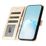 Samsung Galaxy A15 (5G) / A15 Leather Flip Case w. Wallet - Gold