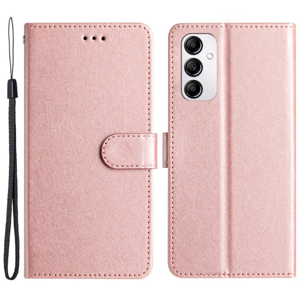 Samsung Galaxy A15 (5G) / A15 Leather Flip Case w. Wallet - Rose Gold