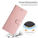 Samsung Galaxy A15 (5G) / A15 Leather Flip Case w. Wallet - Rose Gold