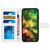 Samsung Galaxy S24 PU Leather Flip Case w. Wallet and Strap - "Don't Touch My Phone"