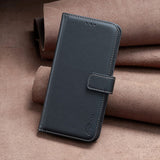 Samsung Galaxy S24 Ultra Faux Leather Flip Cover with Stand Function & Card Holder - Black