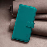 Samsung Galaxy S24 Ultra Faux Leather Flip Cover with Stand Function & Card Holder - Green