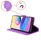 EIDERWOOD Xiaomi Redmi Note 13 Pro (5G) / Poco X6  Leather Flip Case w. Strap & Texture - Purple