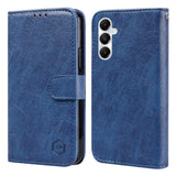 Samsung Galaxy A05s Faux Leather Case w. Wallet & Stand Function - Blue