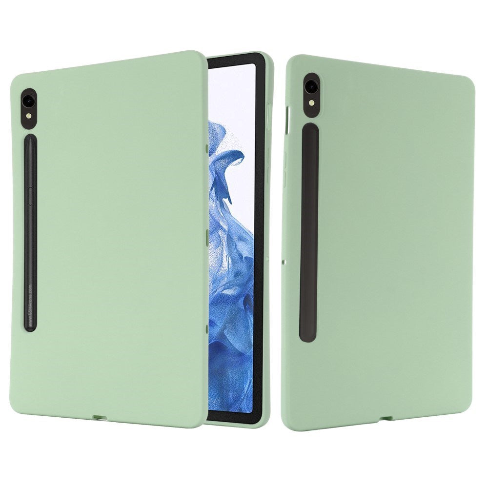 EIDERWOOD Samsung Galaxy Tab S10 FE / S9 FE Lined Silicone Case - Green