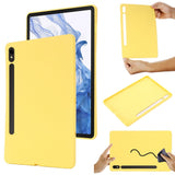 EIDERWOOD Samsung Galaxy Tab S10 FE / S9 FE Lined Silicone Case - Yellow