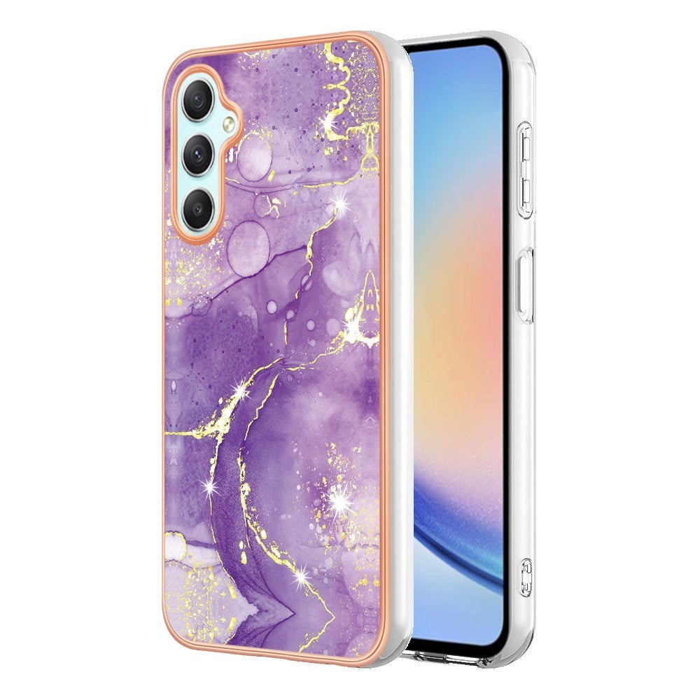 Samsung Galaxy A25 (5G) Hybrid Plastic Case - Purple Marble