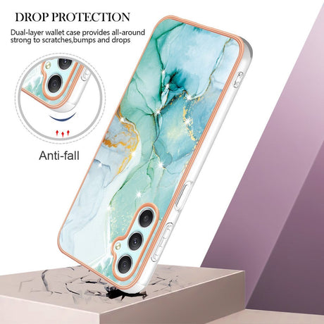 Samsung Galaxy A25 (5G) Hybrid Plastic Case - Green Marble