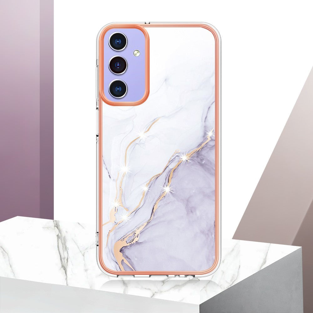 Samsung Galaxy A15 (5G) / A15 Hybrid Plastic Cover - White Marble