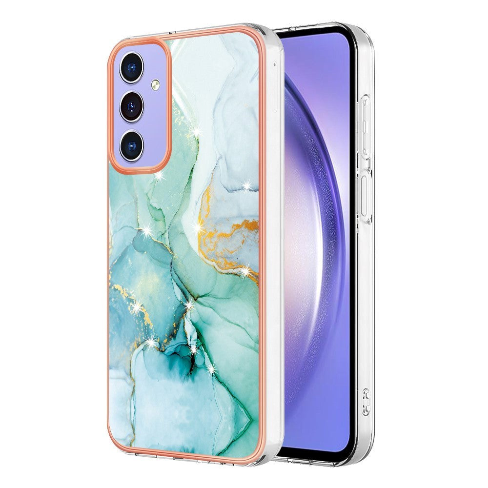 Samsung Galaxy A15 (5G) / A15 Hybrid Plastic Cover - Green Marble