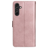 Samsung Galaxy A15 (5G) / A15 Artificial Leather Flip Case w. Wallet - Rose Gold