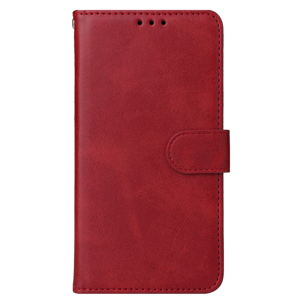 Samsung Galaxy A15 (5G) / A15 PU Leather Flip Case w. Wallet - Red