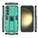 Samsung Galaxy S24+ (Plus) Tough Case w. Kickstand - Green