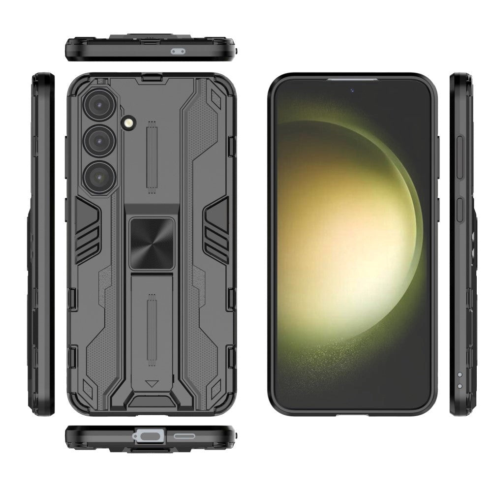 Samsung Galaxy S24+ (Plus) Tough Case w. Kickstand - Black