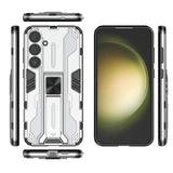 Samsung Galaxy S24+ (Plus) Tough Case w. Kickstand - Silver