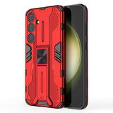 Samsung Galaxy S24+ (Plus) Tough Case w. Kickstand - Red