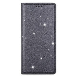 Samsung Galaxy A15 (5G) / A15 Flip Case with Wallet - Glitter - Grey