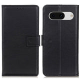 Google Pixel 8a Leather Wallet Case & Kickstand - Black