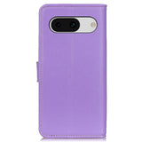 Google Pixel 8a Leather Wallet Case & Kickstand - Purple