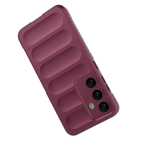 Samsung Galaxy S24+ (Plus) Flexible Plastic Case - Dark Red