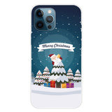 iPhone 15 Pro Flexible Plastic Christmas Case - Merry Christmas - Santa Claus in the Christmas Tree