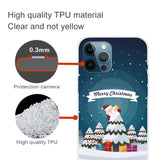 iPhone 15 Pro Flexible Plastic Christmas Case - Merry Christmas - Santa Claus in the Christmas Tree