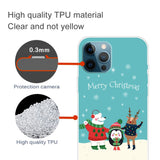 iPhone 15 Pro Flexible Plastic Christmas Case - Merry Christmas - Friends in the Snow