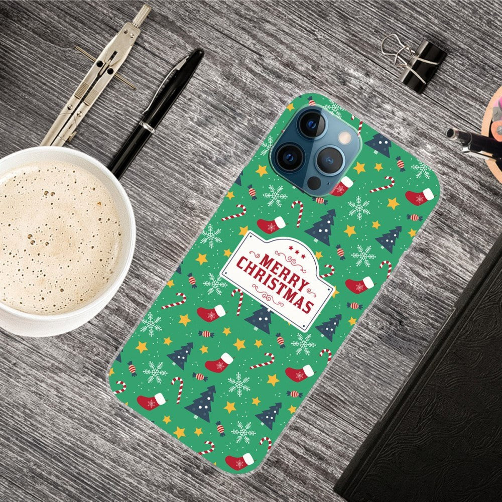 iPhone 15 Pro Flexible Plastic Christmas Case - Merry Christmas - Christmas Theme