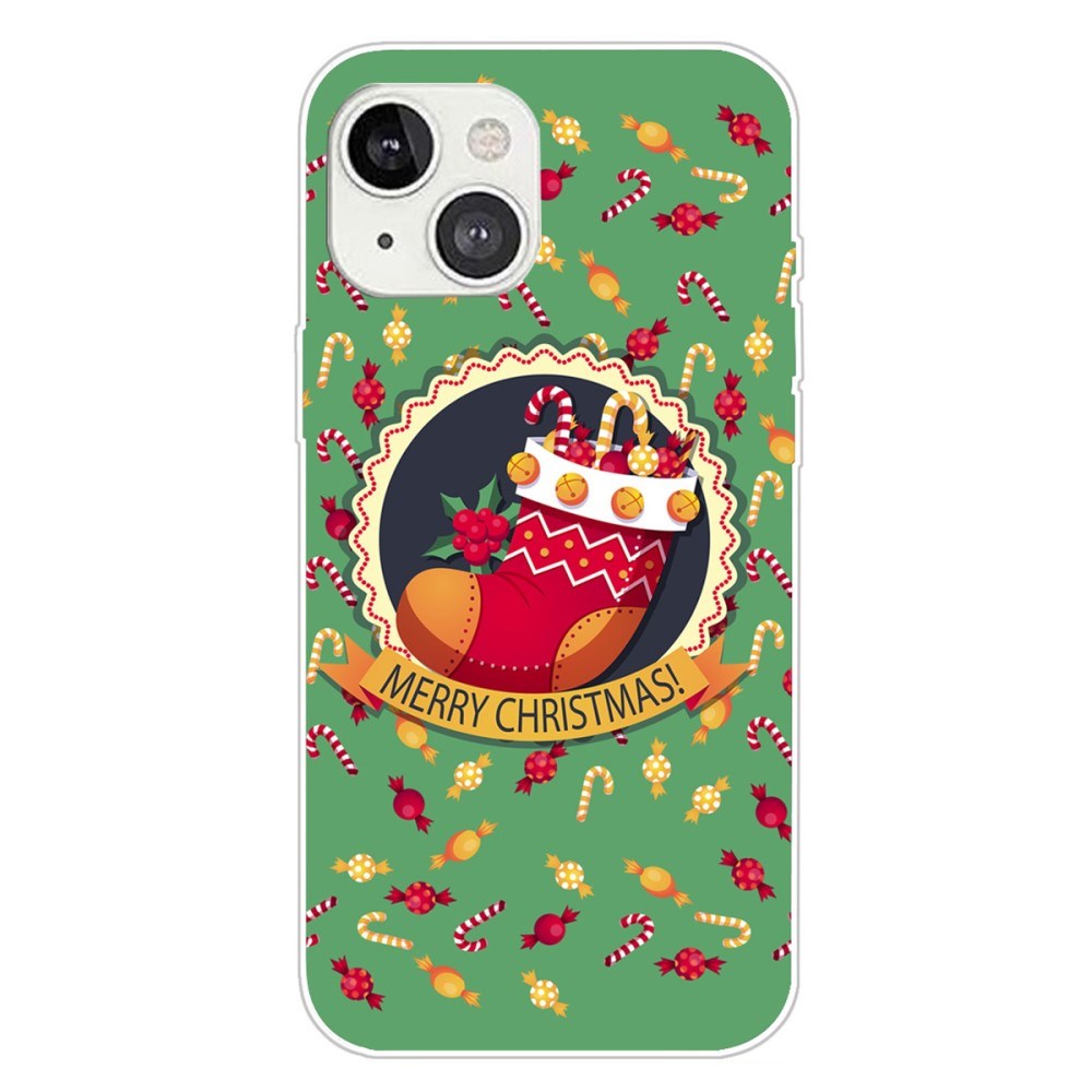 iPhone 15 Flexible Plastic Christmas Case - Merry Christmas - Christmas Sock