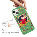 iPhone 15 Flexible Plastic Christmas Case - Merry Christmas - Christmas Sock