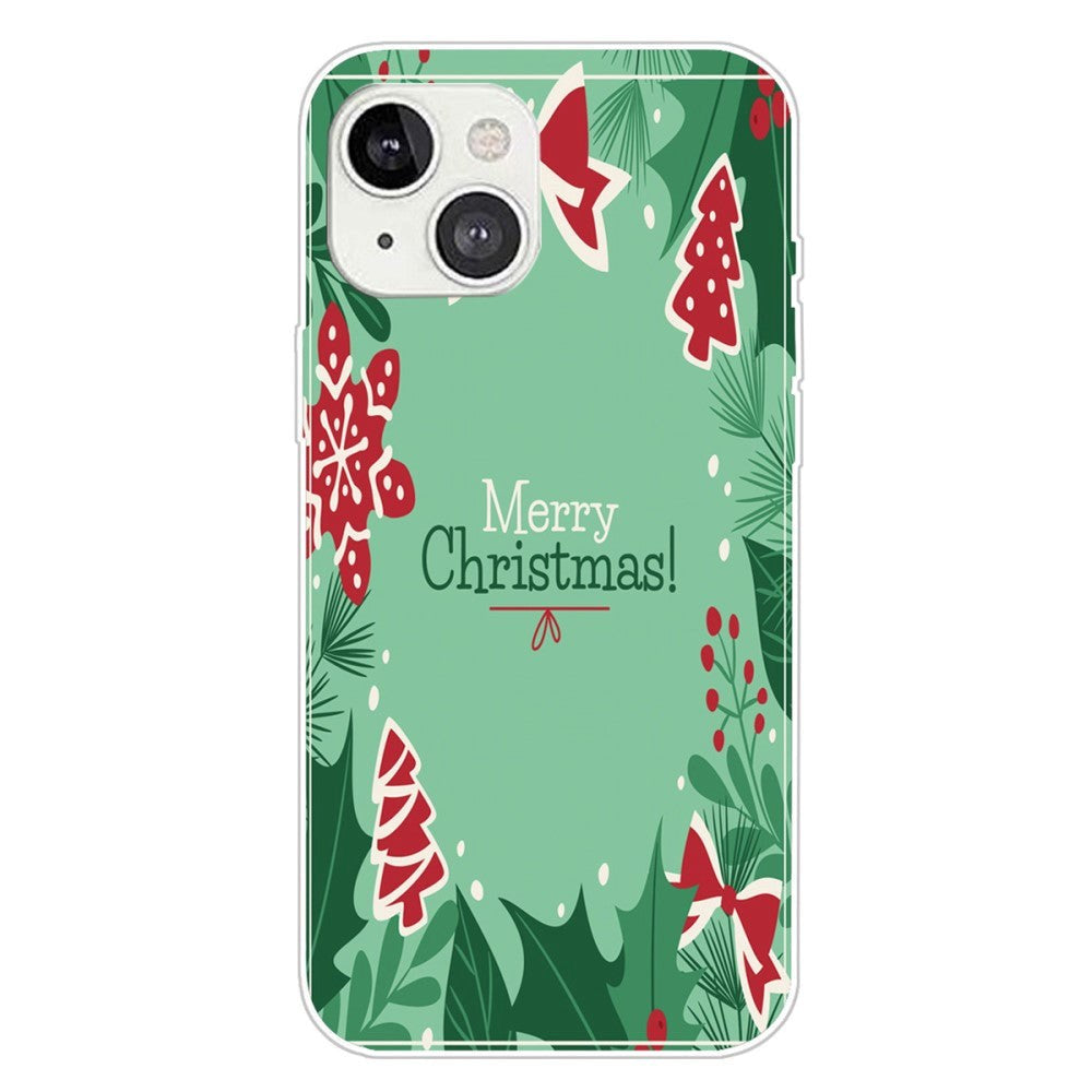 iPhone 15 Flexible Plastic Christmas Case - Merry Christmas - Christmas Elements