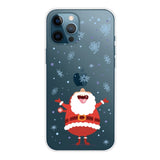 iPhone 15 Pro Flexible Plastic Christmas Case - Laughing Santa Claus