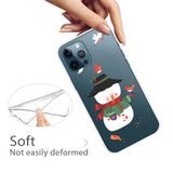 iPhone 15 Pro Max Flexible Plastic Christmas Case - Snowman