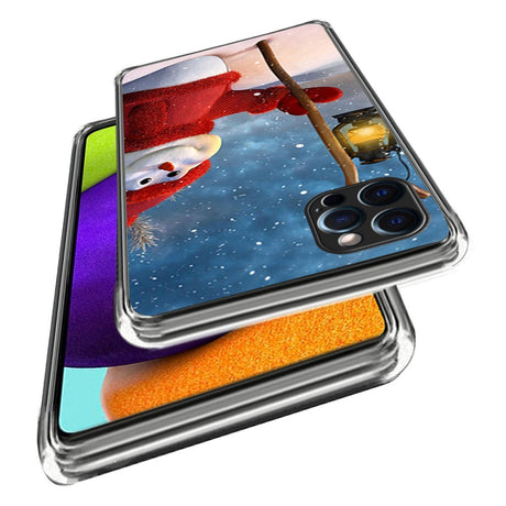 iPhone 15 Pro Flexible TPU Christmas Case - Snowman