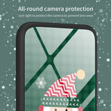 iPhone 15 Christmas Case w. Back Glass - Snowman