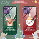 iPhone 15 Christmas Case w. Back Glass - Christmas Tree