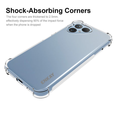 Fairphone 5 Enkay Anti-Slip Plastic Case - Transparent