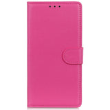 Xiaomi 14 Pro PU Litchi Leather Wallet Case - Pink