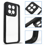 Xiaomi 14 Hybrid Plastic Case - Transparent / Black