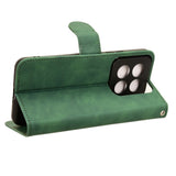 Xiaomi 14 Pro Leather Flip Case w. Wallet & Stand Function - Green