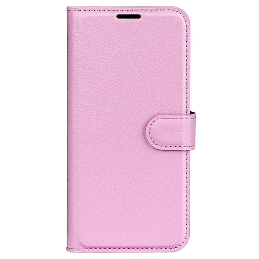 Xiaomi 14 Pro Faux Leather Case w. Wallet & Stand Function - Light Pink