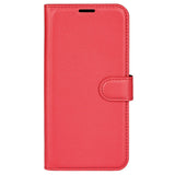 Xiaomi 14 Pro Faux Leather Case w. Wallet & Stand Function - Red