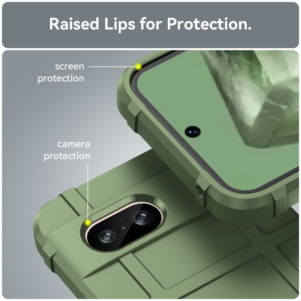 Google Pixel 8a Rugged Shield Series Series Tough Case - Green