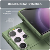 Samsung Galaxy S24 Ultra Rugged Shield Series Tough Case - Green