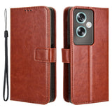 EIDERWOOD OnePlus Nord N30 SE (5G) / Oppo A79 (5G) Leather Flip Case w. Wallet & Stand Function - Brown