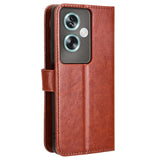 EIDERWOOD OnePlus Nord N30 SE (5G) / Oppo A79 (5G) Leather Flip Case w. Wallet & Stand Function - Brown