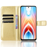 EIDERWOOD OnePlus Nord N30 SE (5G) / Oppo A79 (5G) Leather Flip Case w. Wallet & Stand Function - Gold