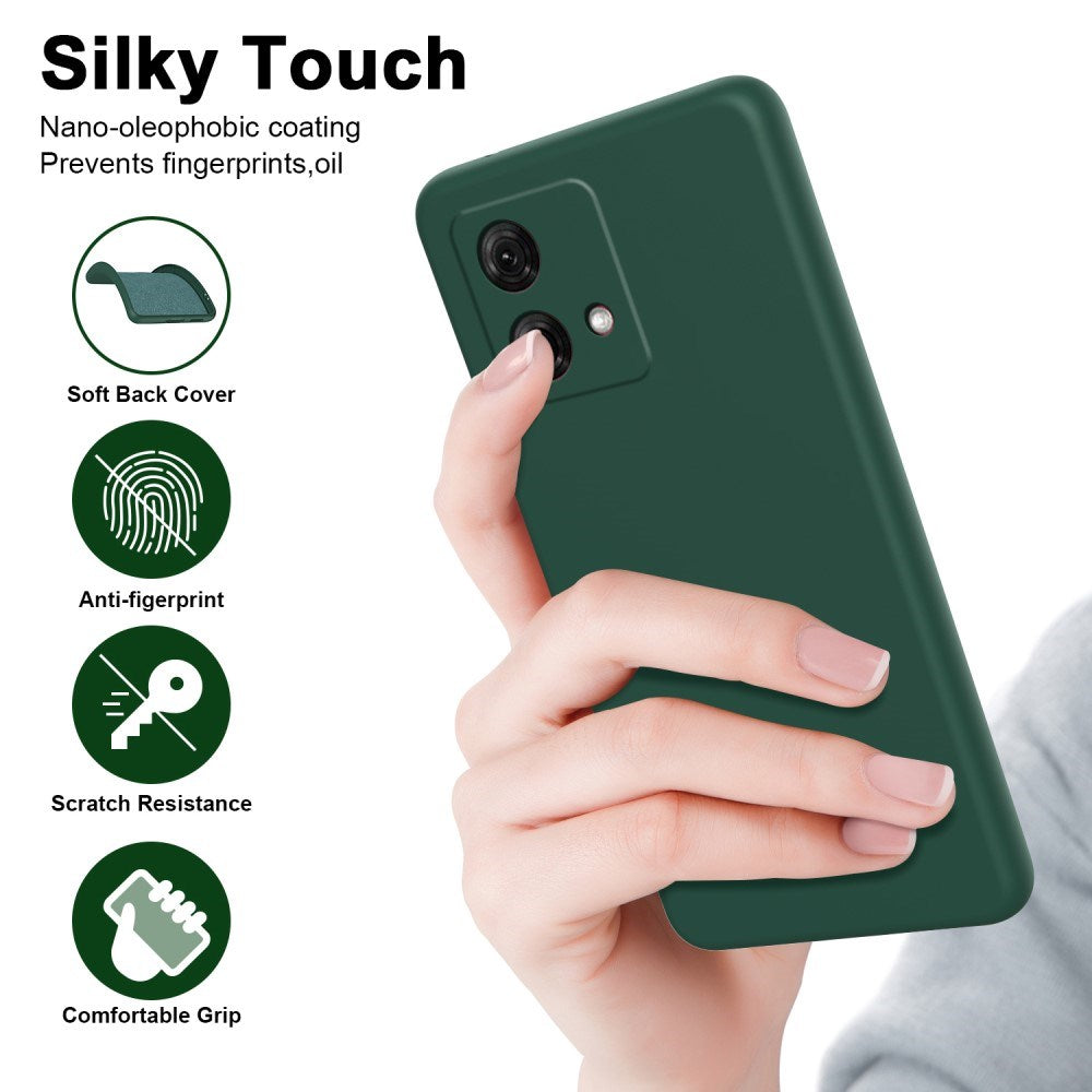 EIDERWOOD Motorola Moto G84 Liquid Silicone Case - Green